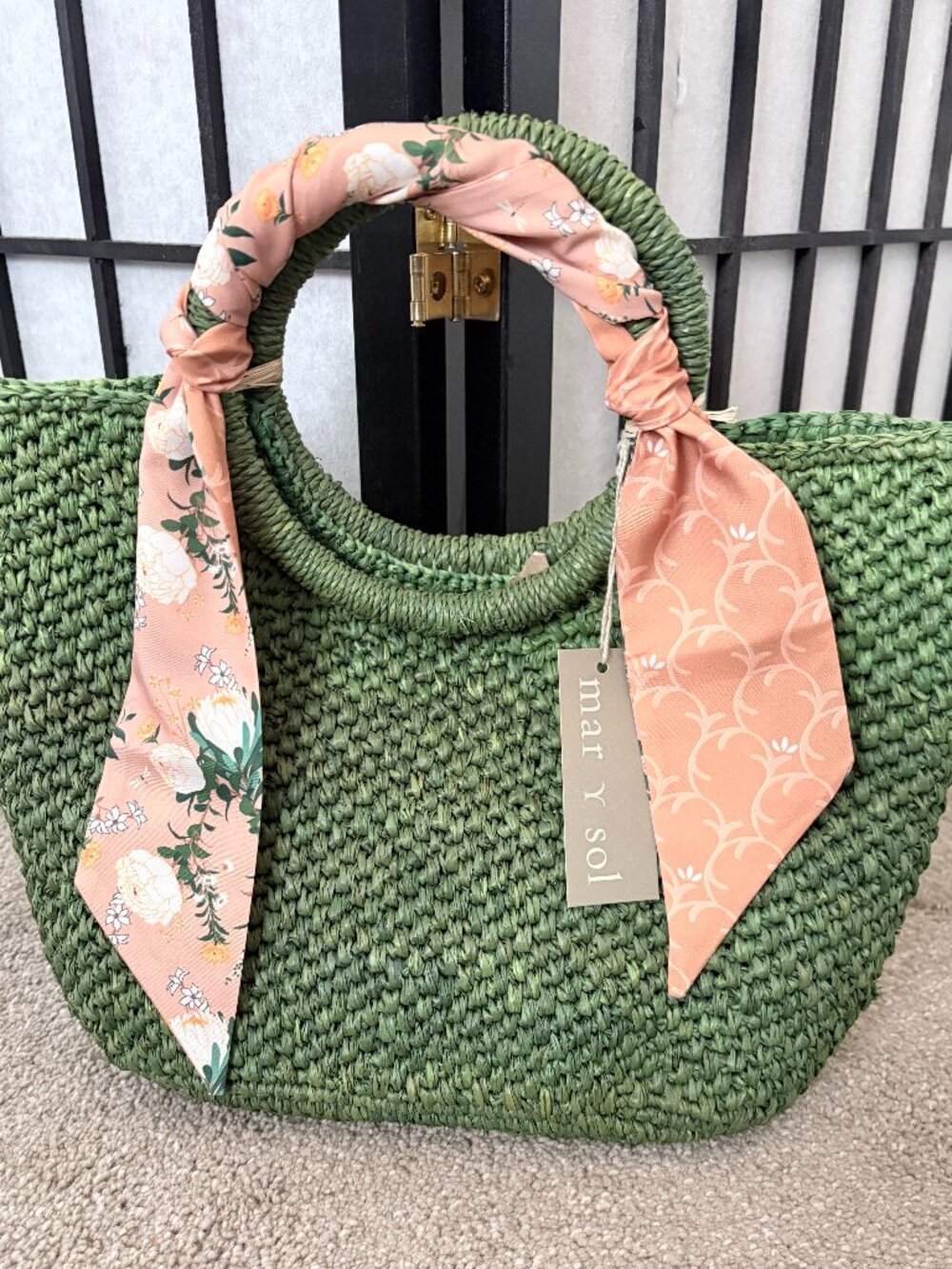 Mar Y Sol Serena Tote in Emerald